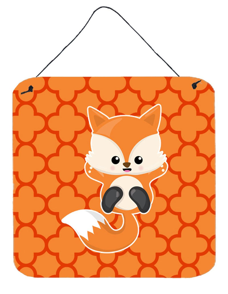 Baby Fox Quatrafoil Wall or Door Hanging Prints BB7085DS66