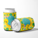 Snail on Polkadots Can or Bottle Hugger Cooler Sleeve for Standard 12 oz Cans, Insulated Foam Beer & Soda Can Hugger Reusable