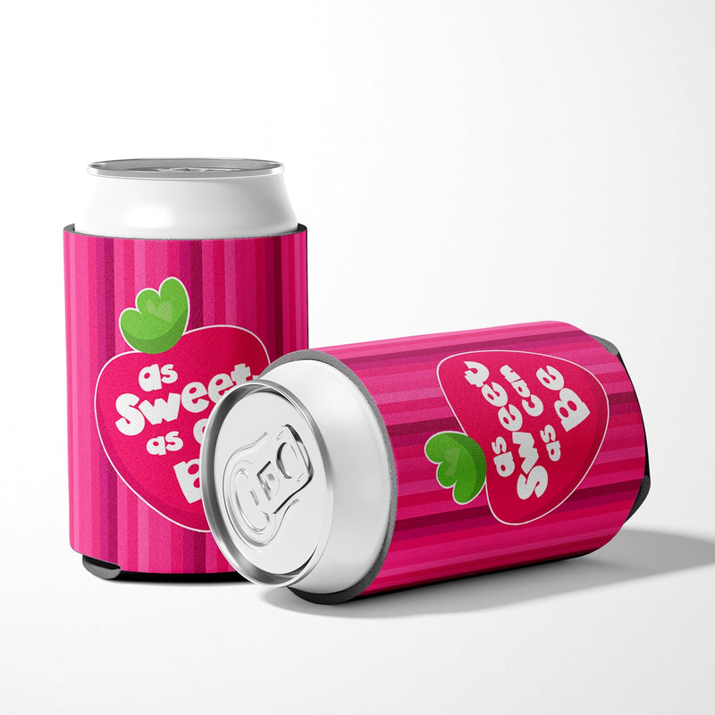 Stawberry As Sweet as Can Be Can or Bottle Hugger BB7106CC