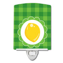 Lemon Ceramic Night Light Compact, UL-Certified, Ideal for Bedroom, Bathroom, Nursery, Hallway, Kitchen, 6x4x3, Multicolor
