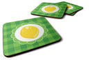 Lemon Foam Coasters Set of 4 Cup Coasters for Indoor Outdoor, Tabletop Protection, Anti Slip, Mouse pad Material