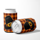 Thanksgiving Pilgrim Hat Can or Bottle Hugger Cooler Sleeve for Standard 12 oz Cans, Insulated Foam Beer & Soda Can Hugger Reusable