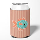 Fish Can or Bottle Hugger Cooler Sleeve for Standard 12 oz Cans, Insulated Foam Beer & Soda Can Hugger Reusable