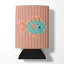 Fish Can or Bottle Hugger Cooler Sleeve for Standard 12 oz Cans, Insulated Foam Beer & Soda Can Hugger Reusable