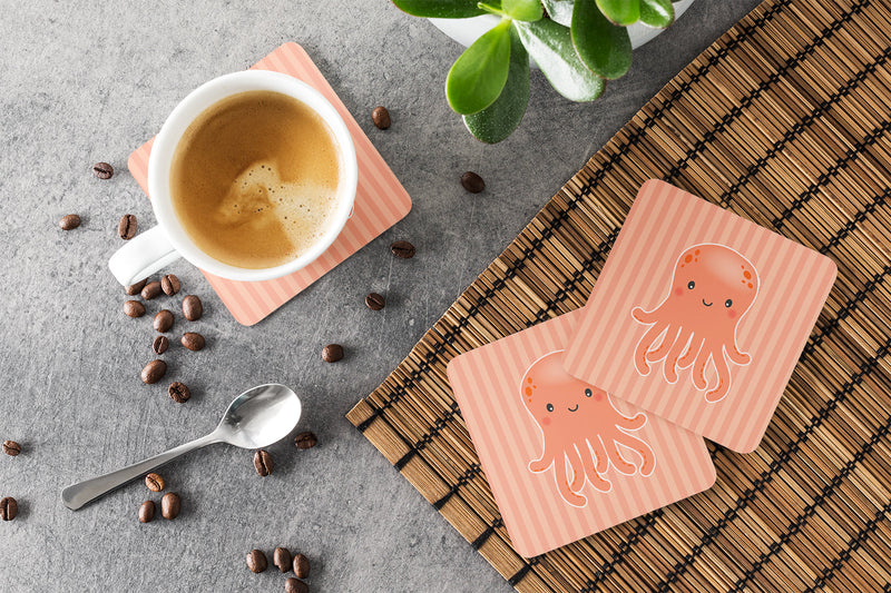 Octopus Foam Coaster Set of 4 BB7123FC