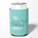 Whale Can or Bottle Hugger Cooler Sleeve for Standard 12 oz Cans, Insulated Foam Beer & Soda Can Hugger Reusable