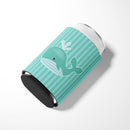 Whale Can or Bottle Hugger Cooler Sleeve for Standard 12 oz Cans, Insulated Foam Beer & Soda Can Hugger Reusable