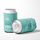 Whale Can or Bottle Hugger Cooler Sleeve for Standard 12 oz Cans, Insulated Foam Beer & Soda Can Hugger Reusable