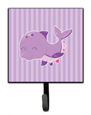 Purple Dolphin Leash or Key Holder Wall Hooks, Key Hooks Holder, Coat Rack Wall Mount, Coat Hooks, Hooks for Hanging Keys, Towels, Aprons, Leashes