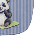 Panda Bear Baby Bib Easy-Clean Baby Bib Baby Feeding Accessory Baby Mealtime Essential, 10 x 13, Multicolor
