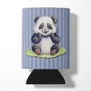 Panda Bear Can or Bottle Hugger Cooler Sleeve for Standard 12 oz Cans, Insulated Foam Beer & Soda Can Hugger Reusable