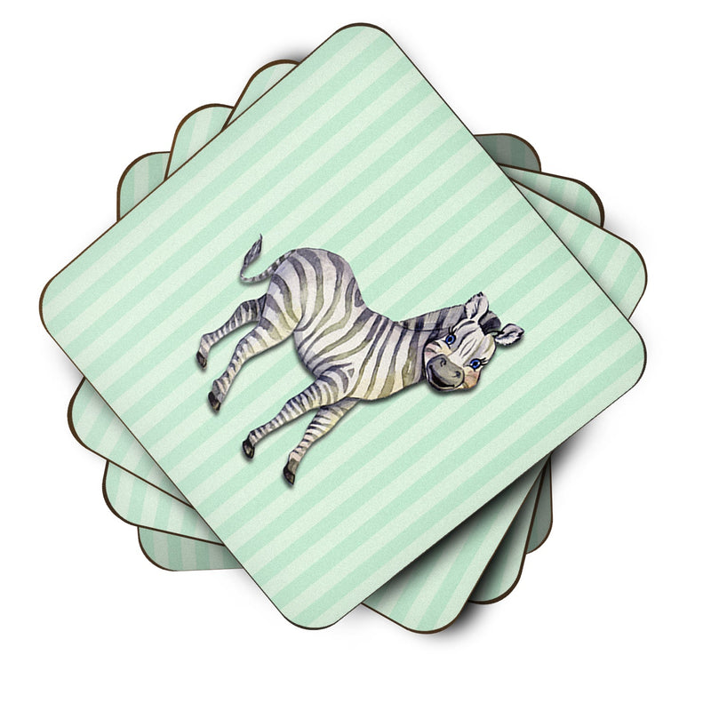 Zebra Foam Coaster Set of 4 BB7143FC