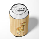 Giraffe Can or Bottle Hugger Cooler Sleeve for Standard 12 oz Cans, Insulated Foam Beer & Soda Can Hugger Reusable