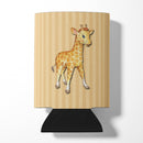 Giraffe Can or Bottle Hugger Cooler Sleeve for Standard 12 oz Cans, Insulated Foam Beer & Soda Can Hugger Reusable