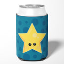 Weather Night Star Face Can or Bottle Hugger Cooler Sleeve for Standard 12 oz Cans, Insulated Foam Beer & Soda Can Hugger Reusable
