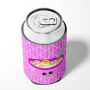 Pink Bowl of Cereal Can or Bottle Hugger Cooler Sleeve for Standard 12 oz Cans, Insulated Foam Beer & Soda Can Hugger Reusable