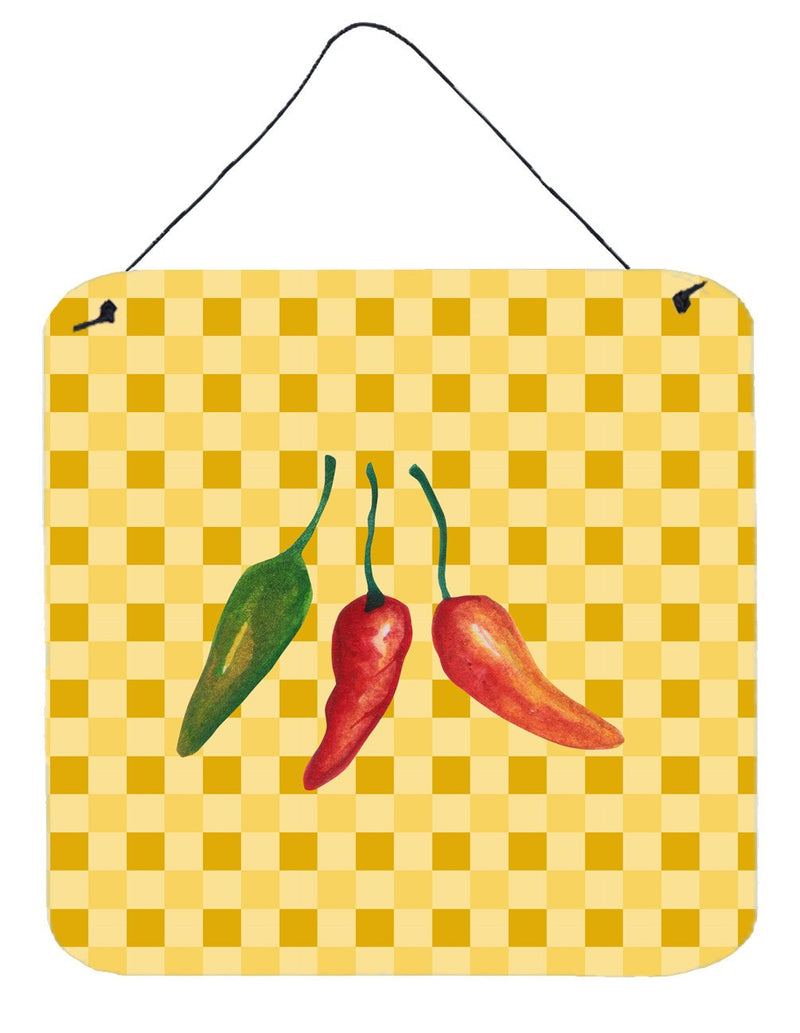 Cayenne Pepper on Basketweave Wall or Door Hanging Prints BB7191DS66