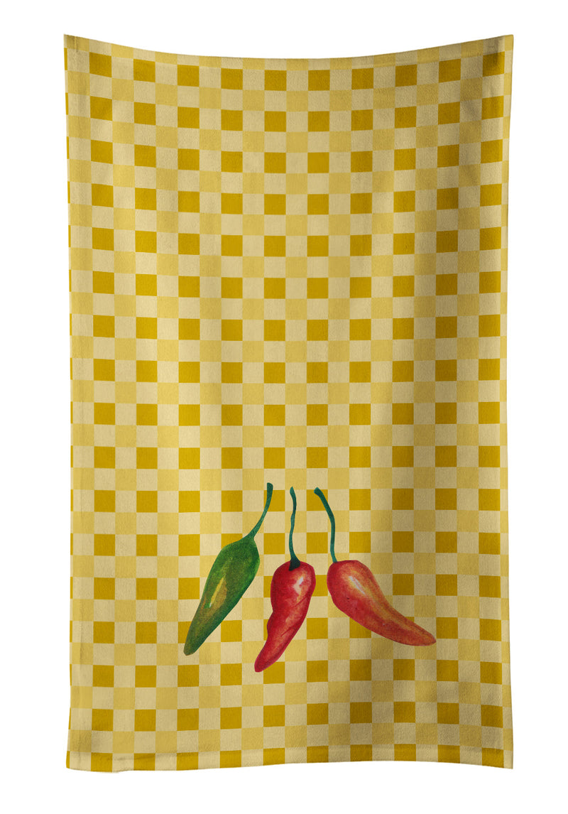 Cayenne Pepper on Basketweave Kitchen Towel BB7191KTWL