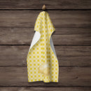 Potato on Basketweave Kitchen Towel Velour Plush Front and Cotton Loop Back Machine Washable