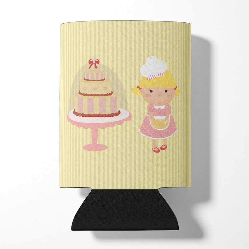 Cake Baker Blonde Yellow Can or Bottle Hugger BB7261CC