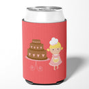 Valentine's Cake Baker Blonde Can or Bottle Hugger BB7265CC