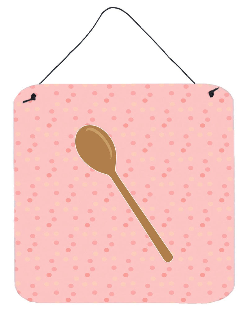 Wooden Spoon Pink Wall or Door Hanging Prints BB7270DS66