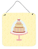 3 Tier Cake on Yellow Wall or Door Hanging Prints BB7290DS66
