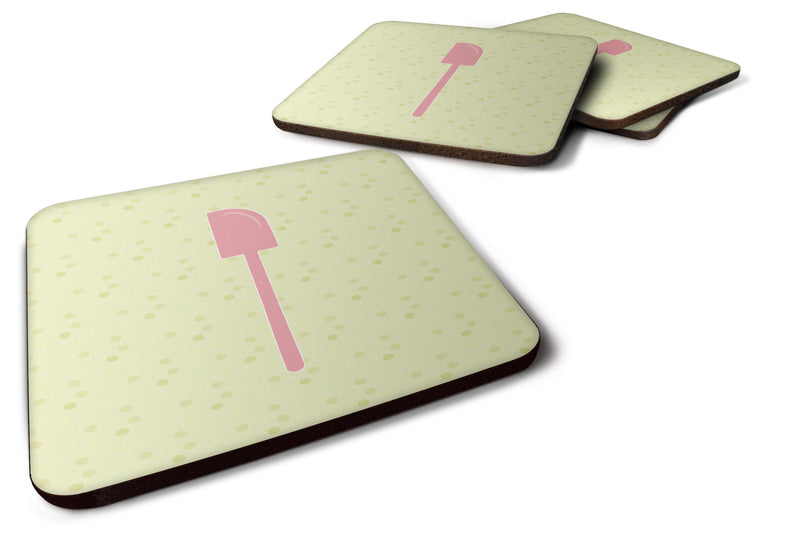 Spatula on Green Foam Coaster Set of 4 BB7298FC