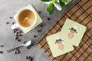 African American Baker on Green Foam Coaster  BB7308FC