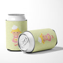 Blonde Baker on Green Can or Bottle Hugger BB7309CC