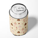 Cakes and Cupcakes Can or Bottle Hugger Cooler Sleeve for Standard 12 oz Cans, Insulated Foam Beer & Soda Can Hugger Reusable