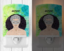 Gemini Zodiac Sign Ceramic Night Light Compact, UL-Certified, Ideal for Bedroom, Bathroom, Nursery, Hallway, Kitchen, 6x4x3, Multicolor