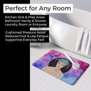 Scorpio Zodiac Sign Memory Foam Kitchen Mat Machine Washable Anti-Fatigue Cushion Comfort Bath or Kitchen Rug