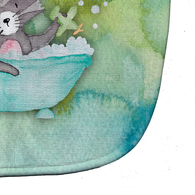 Raccoon Bathing Watercolor Baby Bib BB7345BIB