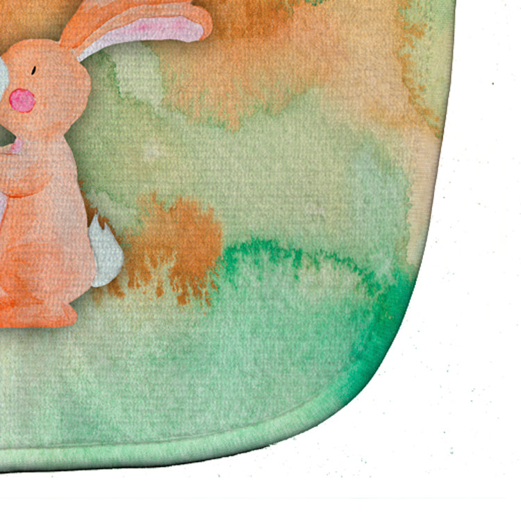 Rabbit and Bubbles Watercolor Baby Bib BB7349BIB