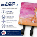 Orange Cat Watercolor Leash or Key Holder Wall Hooks, Coat Rack Wall Mount, for Hanging Keys, Towels, Aprons, Leashes