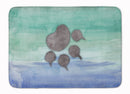 Cat Paw Watercolor Memory Foam Kitchen Mat Machine Washable Anti-Fatigue Cushion Comfort Bath or Kitchen Rug