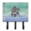 Cat Paw Watercolor Leash or Key Holder Wall Hooks, Coat Rack Wall Mount, for Hanging Keys, Towels, Aprons, Leashes