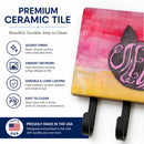 Cat Face Meow Watercolor Leash or Key Holder Wall Hooks, Coat Rack Wall Mount, for Hanging Keys, Towels, Aprons, Leashes