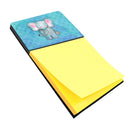 Blue Elepant Watercolor Sticky Note Holder BB7372SN- Refiilable Desk Accessory Note Pad