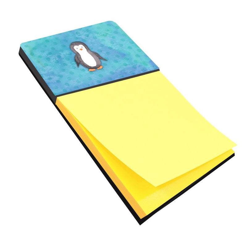 Polkadot Penguin Watercolor Sticky Note Holder BB7376SN