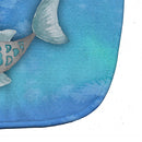 Blue Fish Watercolor Baby Bib BB7386BIB