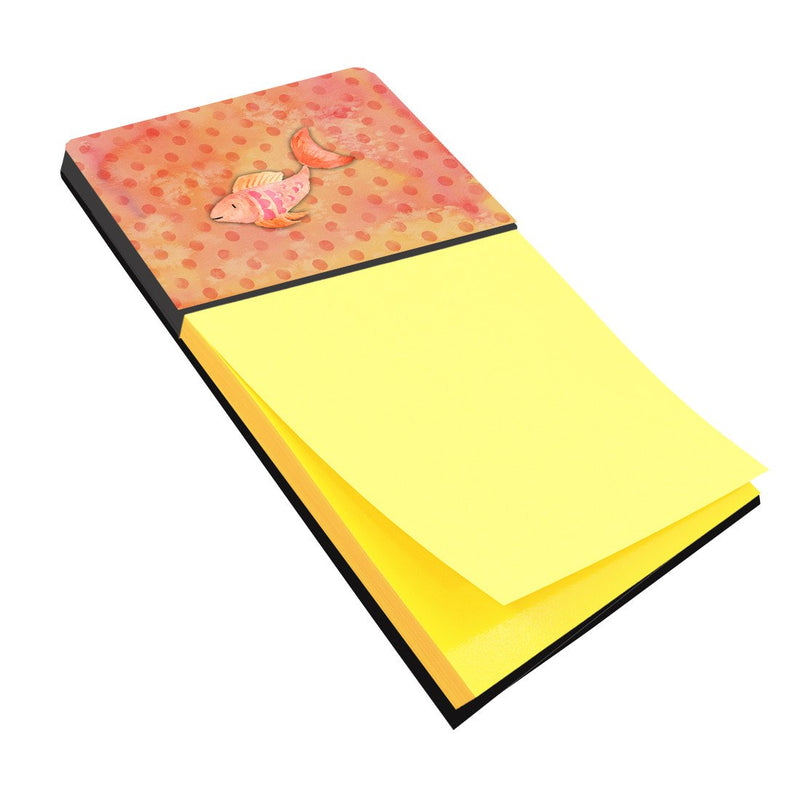 Orange Fish Watercolor Sticky Note Holder BB7387SN