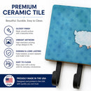 Polkadot Sheep Lamb Watercolor Leash or Key Holder Wall Hooks, Coat Rack Wall Mount, for Hanging Keys, Towels, Aprons, Leashes