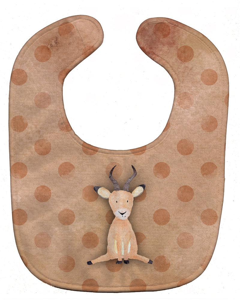 Polkadot Antelope Watercolor Baby Bib BB7391BIB