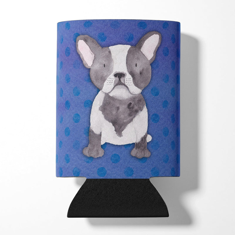 French Bulldog Polkadot Watercolor Can or Bottle Hugger BB7394CC