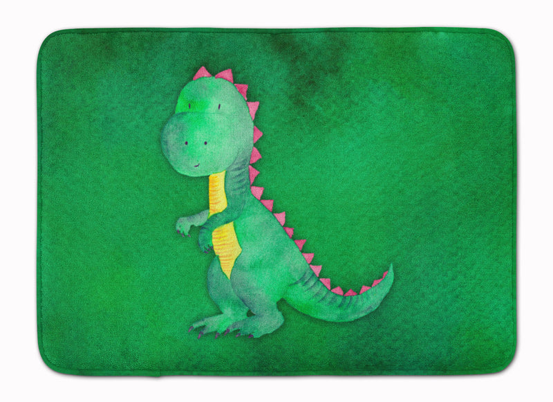 Tyrannosaurus Rex Watercolor Machine Washable Memory Foam Mat BB7401RUG