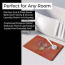 Pterodactyl Watercolor Memory Foam Kitchen Mat Machine Washable Anti-Fatigue Cushion Comfort Bath or Kitchen Rug