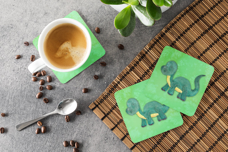 Brontosaurus Watercolor Foam Coaster Set of 4 BB7404FC