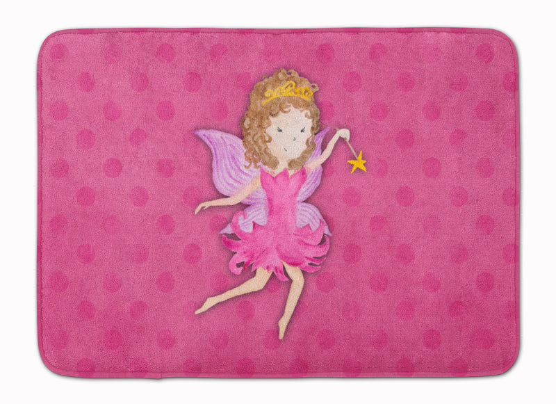 Fairy Princess Watercolor Machine Washable Memory Foam Mat BB7406RUG